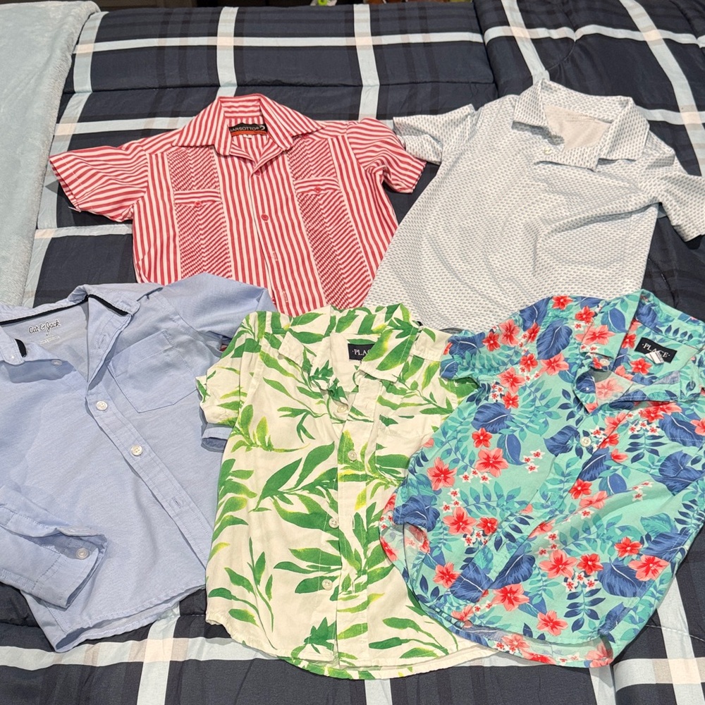 Cat & Jack, The Children’s Place Kids Shirts - Red, Blue, Green, White